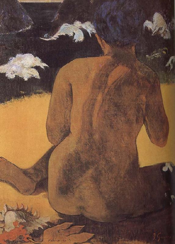 Paul Gauguin Beach woman